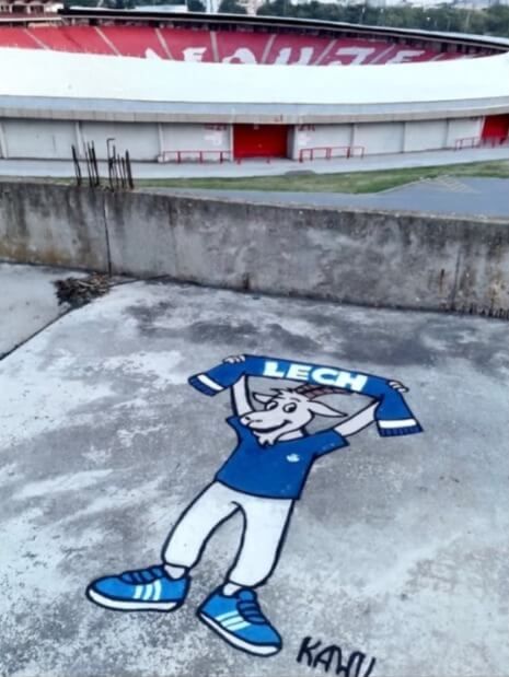 Kawu, el autor de las pintadas de Vallecas, en Belgrado.