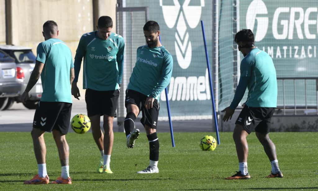  Isco, en el entrenamiento de este martes