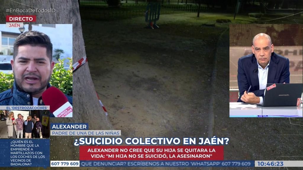 Alexander, padre de una de las menores encontradas sin vida en Jaén: “Mi hija no se suicidó, a mi hija la asesinaron”