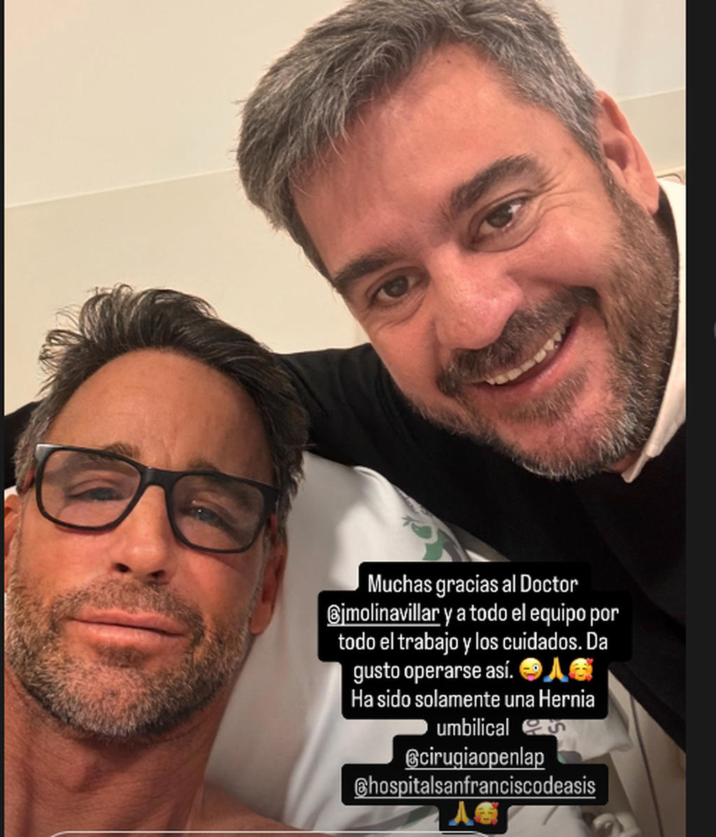 Álvaro Escassi, desde el hospital