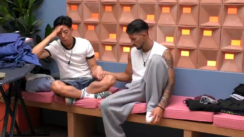 Cristian desahogándose con Joon