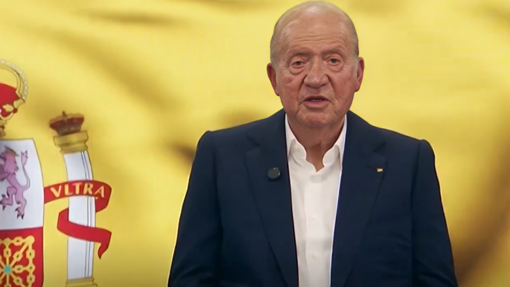 El emérito Juan Carlos difunde un vídeo pidiendo que apoyen al rey Felipe en su "duro trabajo de unir a los españoles"