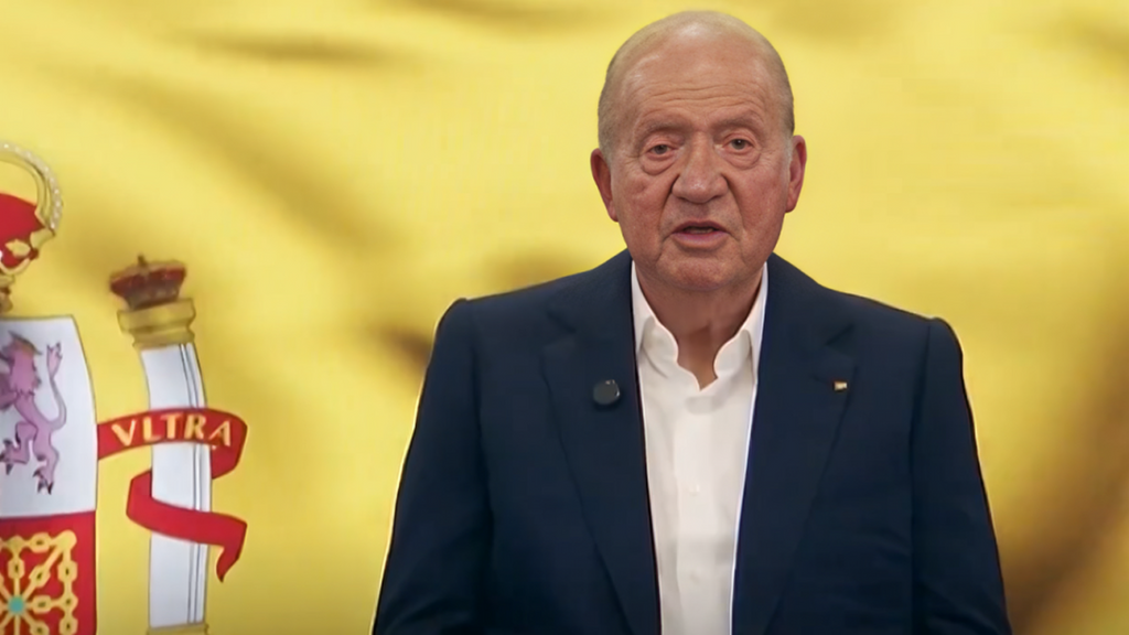 El emérito en el vídeo difundido