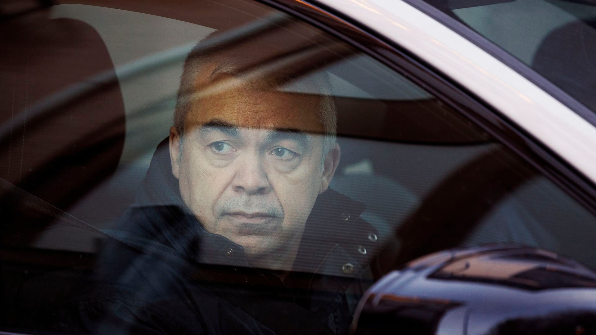 El exsecretario de Organización del PSOE Santos Cerdán a su llegada del Juzgado de Primera Instancia de Tafalla