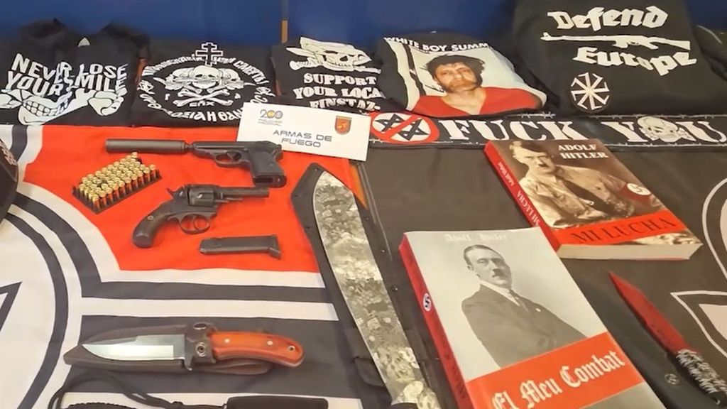 Desarticulan por primera vez una célula terrorista supremacista blanca en España