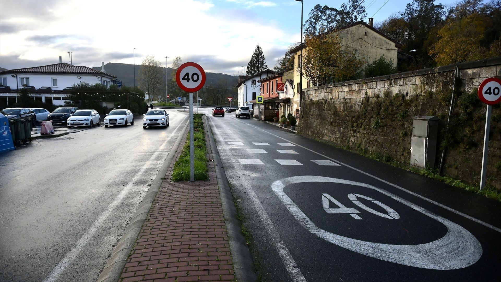 Lugar del accidente mortal en en Cabezón de la Sal