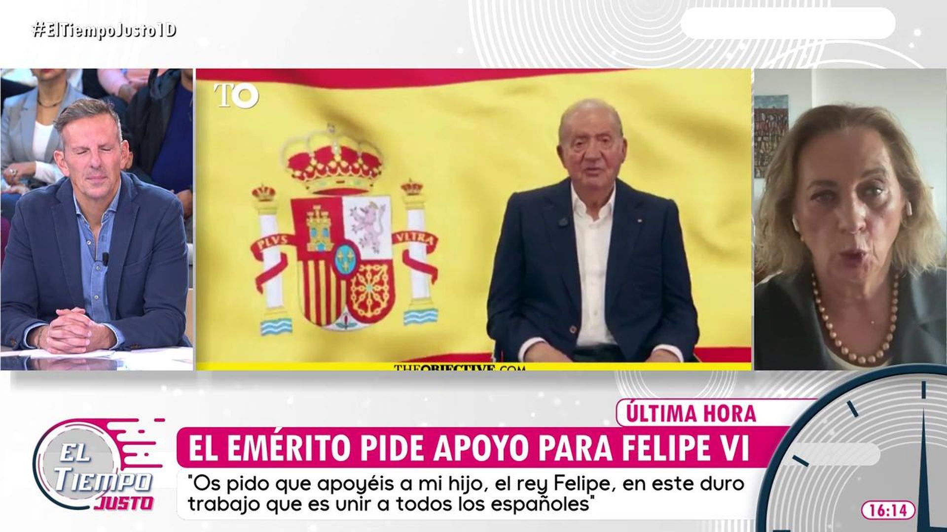 Mariángel Alcázar explica la intrahistoria del vídeo del rey emérito