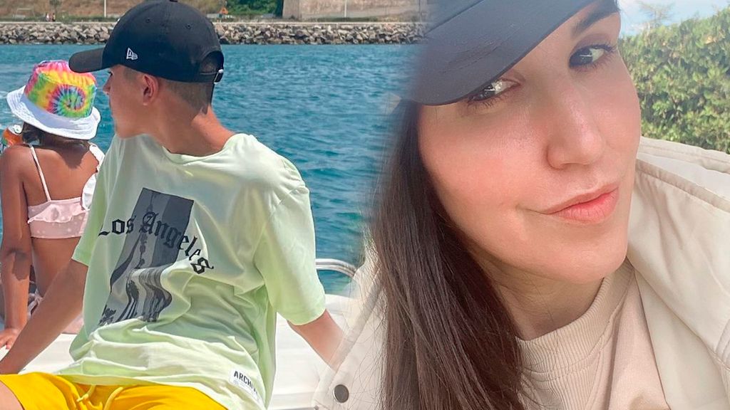 Nuria Bermúdez y su hijo Dani