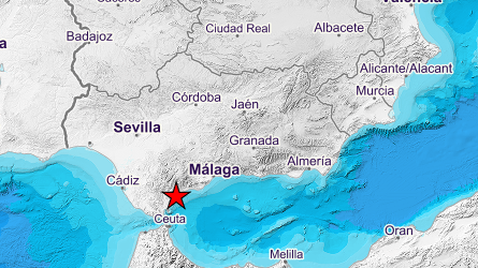 Registrado un terremoto de magnitud 3,2 con epicentro en Estepona