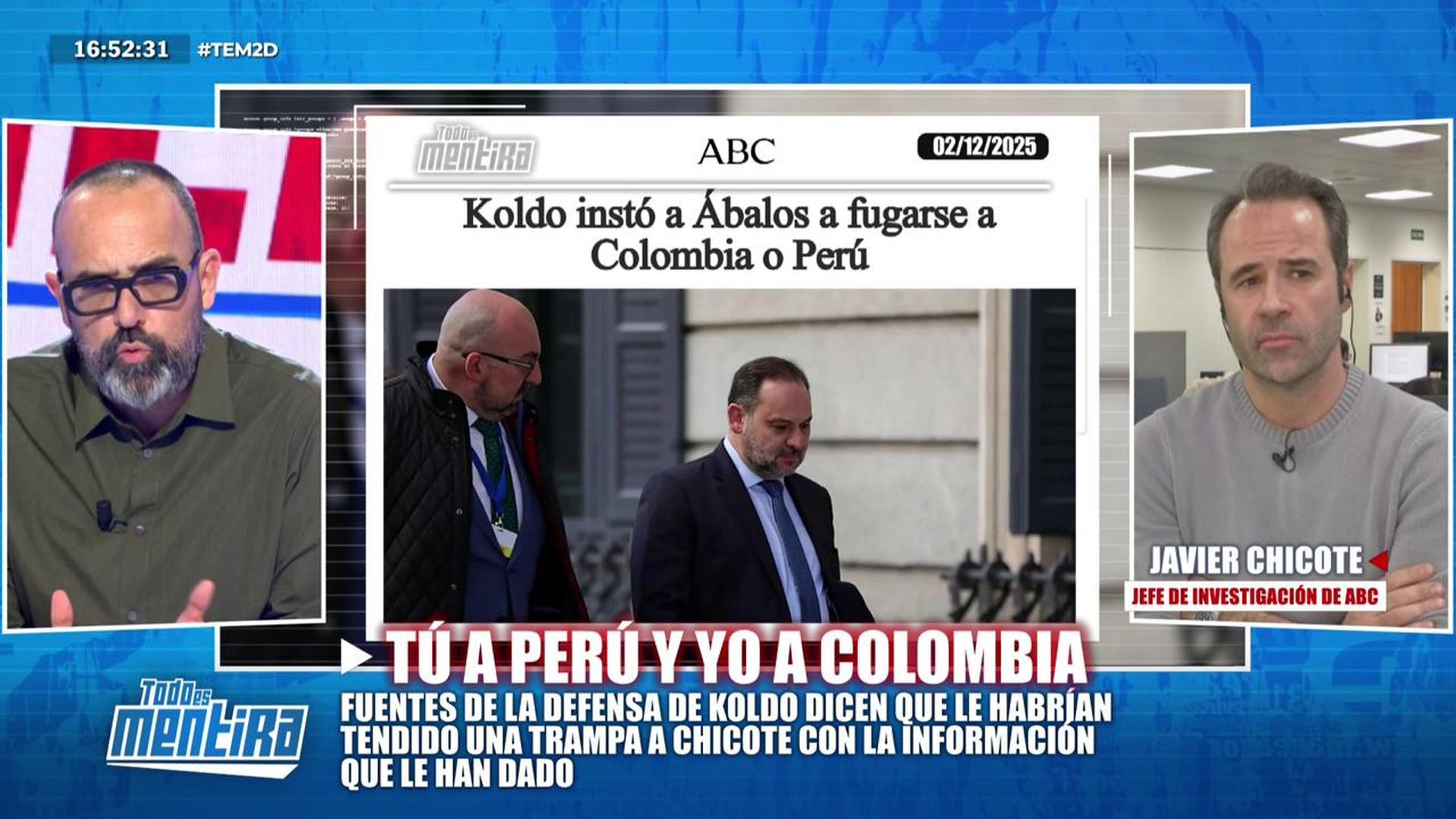 Javier Chicote advierte a Gerardo Pisarello: "O rectificas inmediatamente, o te demando"
