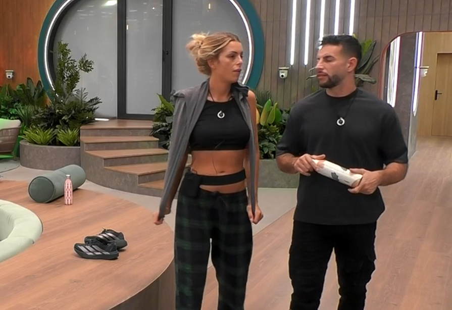 Edurne departe con Íñigo