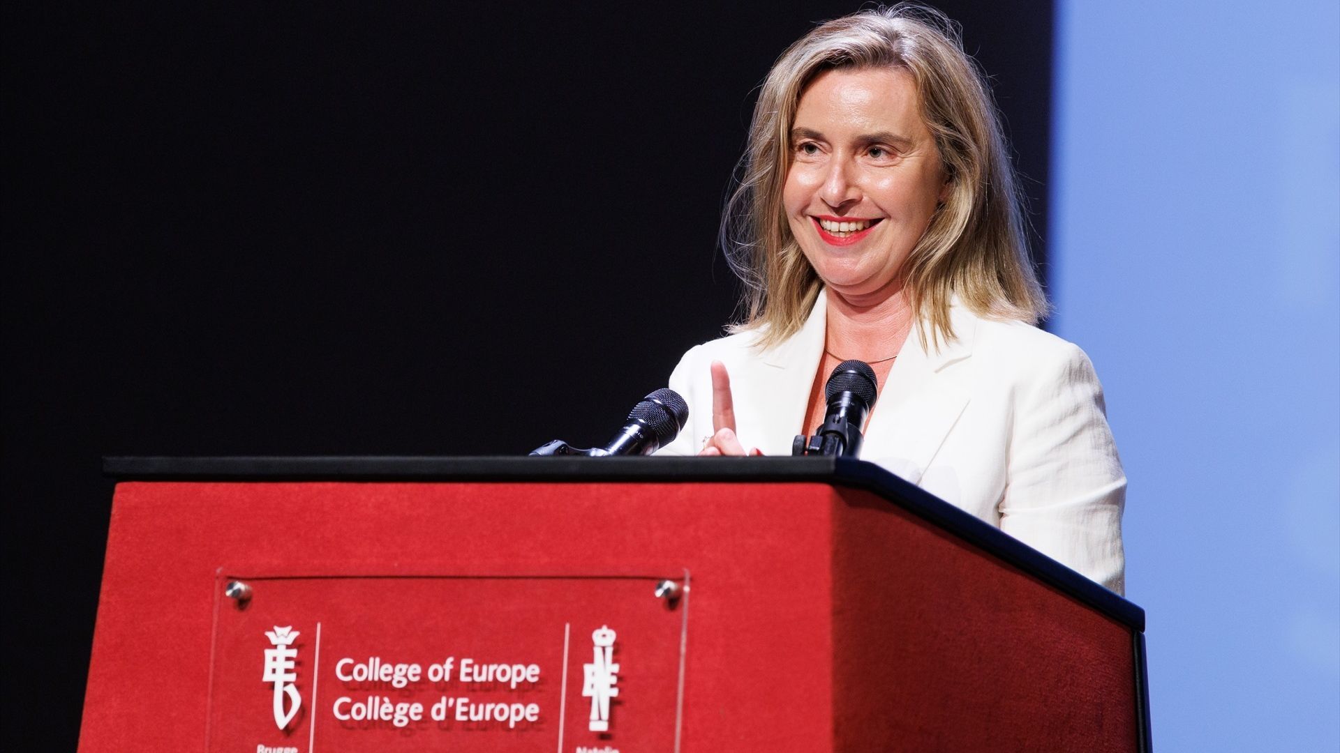 La exvicepresidenta de la Comisión Europea, Federica Mogherini, detenida por un fraude de fondos europeos