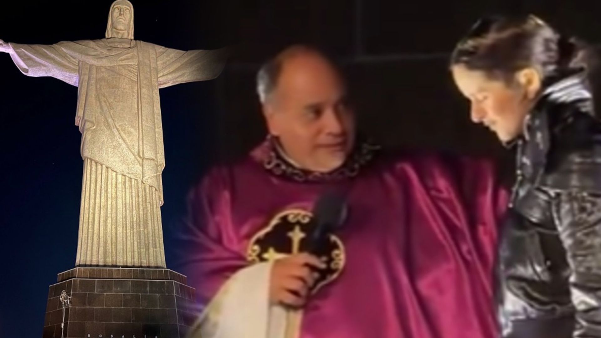 La 'Listening Party' de Rosalía en el Cristo Redentor de Río de Janeiro