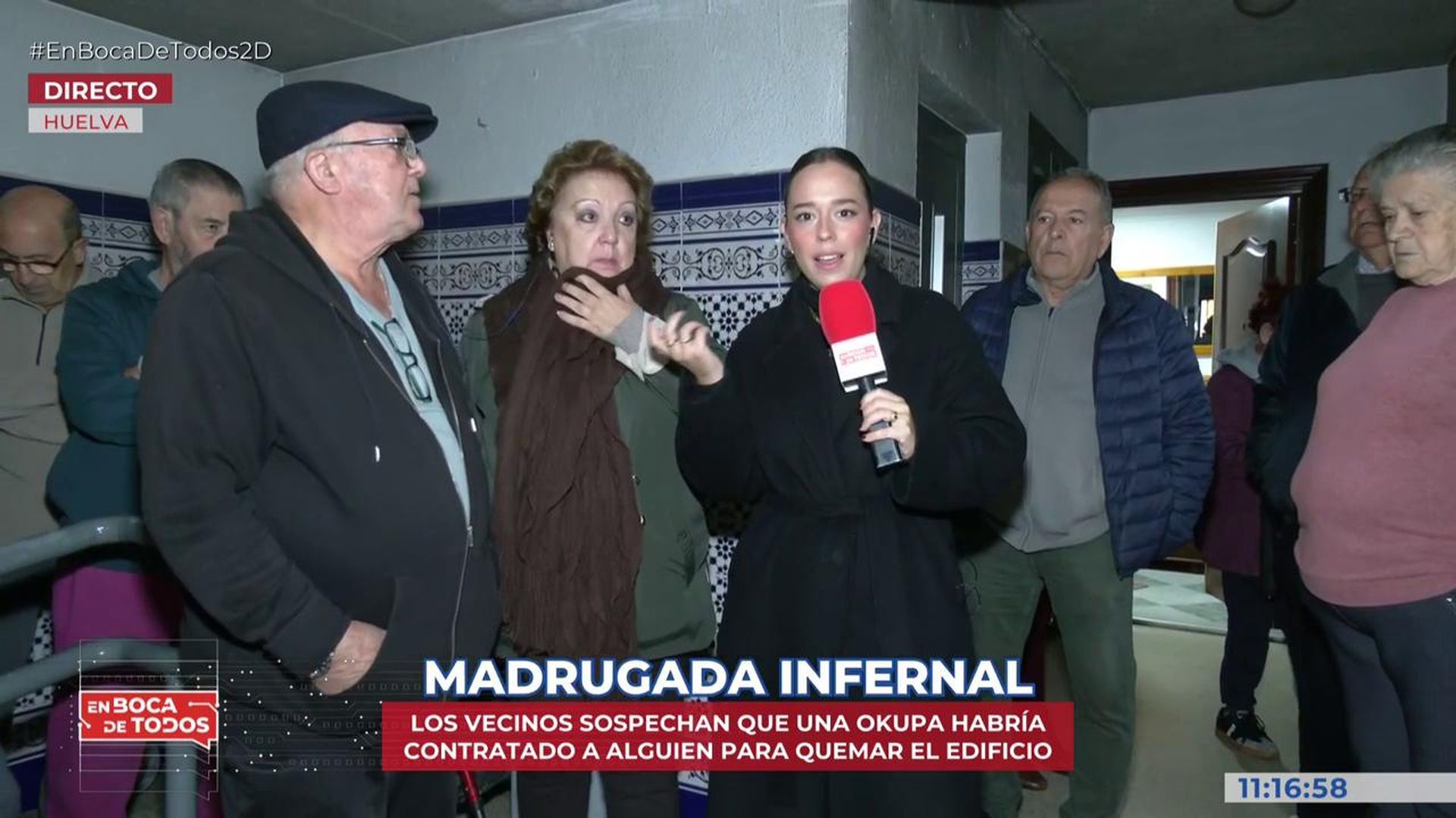 Noche de pánico en Granada: una okupa prende fuego al edificio del que ha sido expulsada