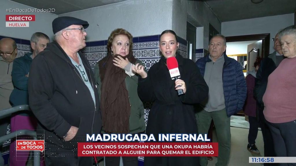 Noche de pánico en Granada: una okupa prende fuego al edificio del que ha sido expulsada