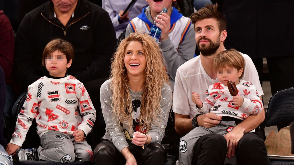 Shakira, Piqué y sus hijos