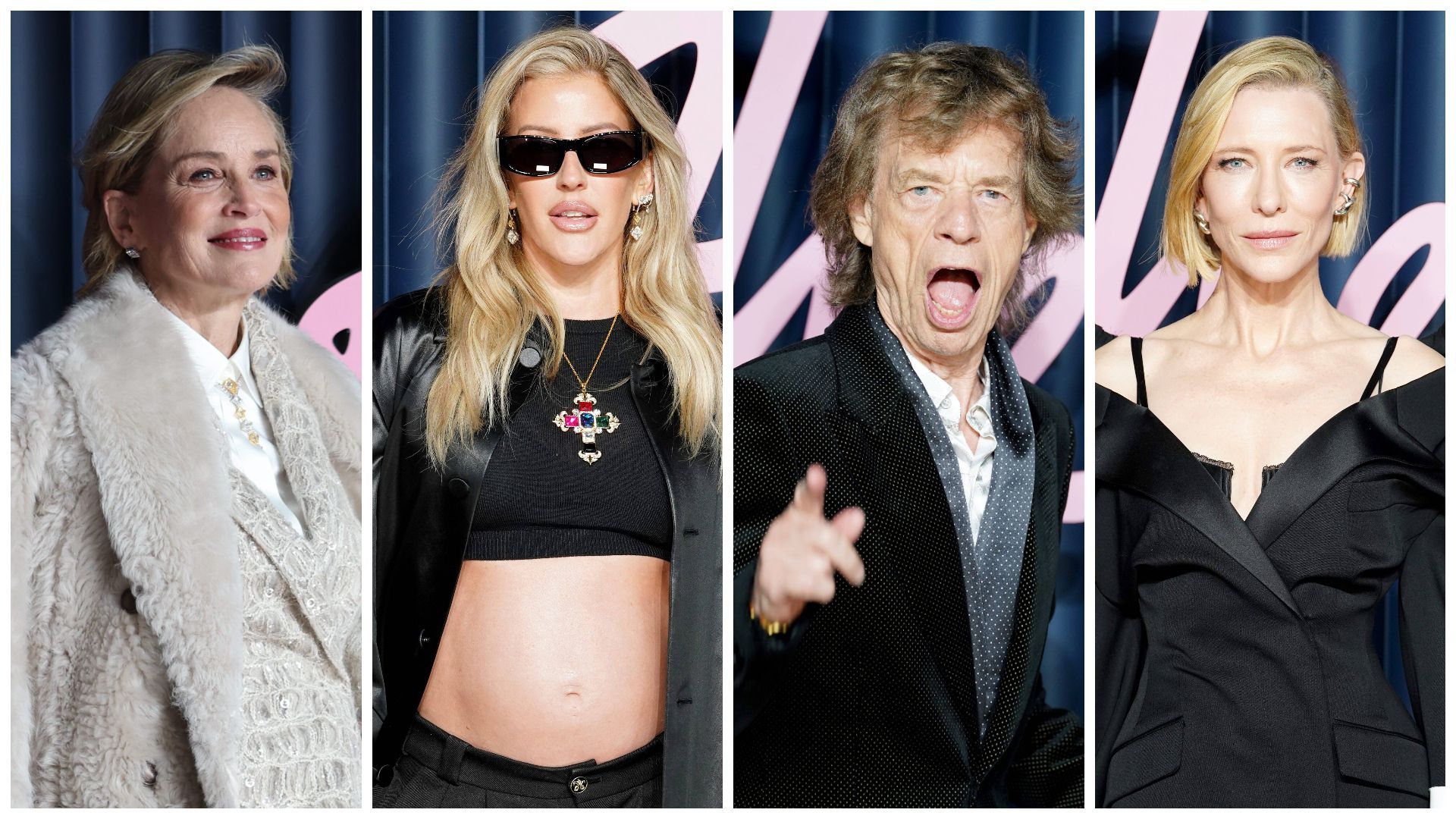 Sharon Stone, Ellie Goulding, Mick Jagger y Cate Blanchett