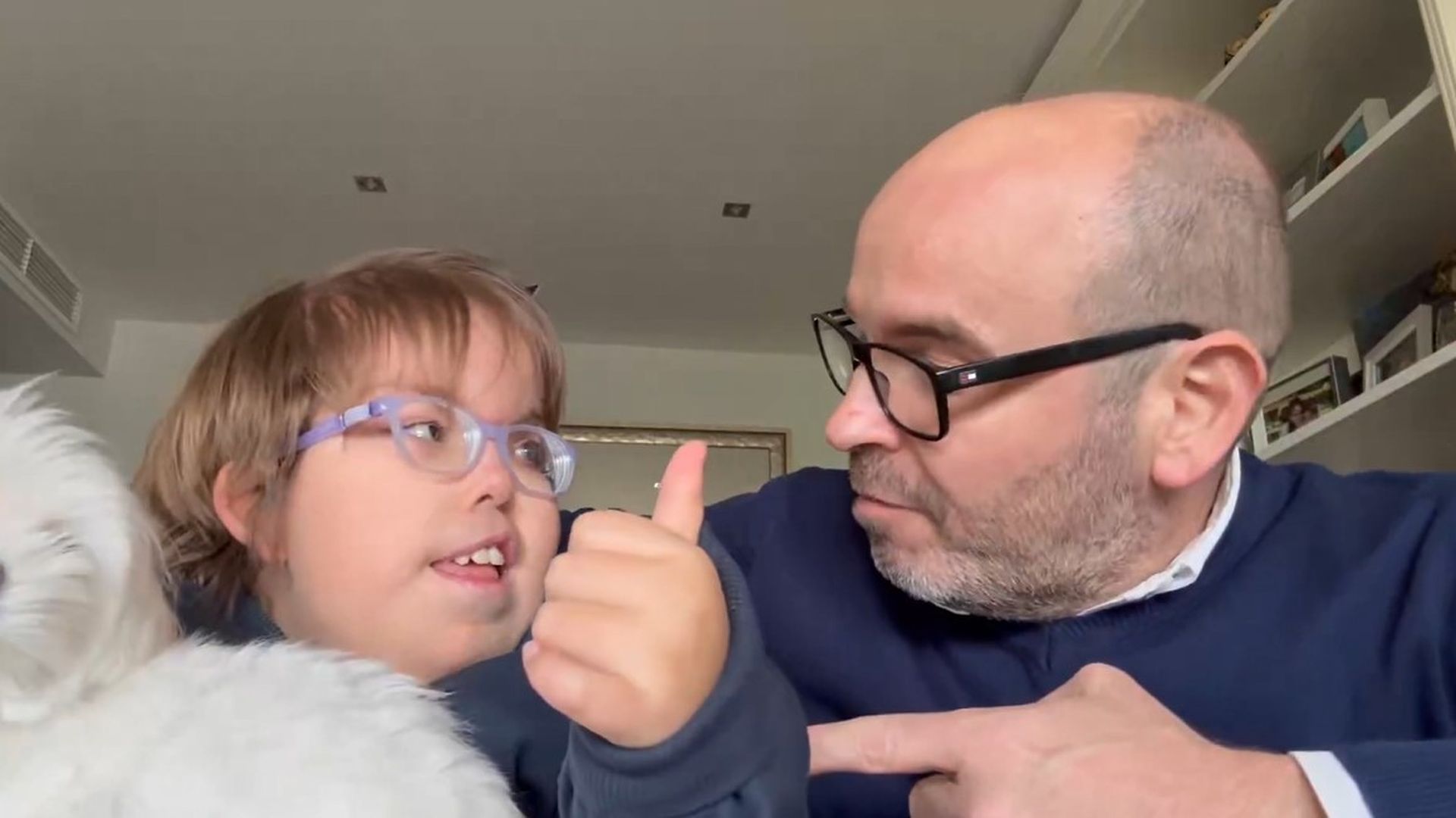 Bernardo y su hija explican qué es la inclusión