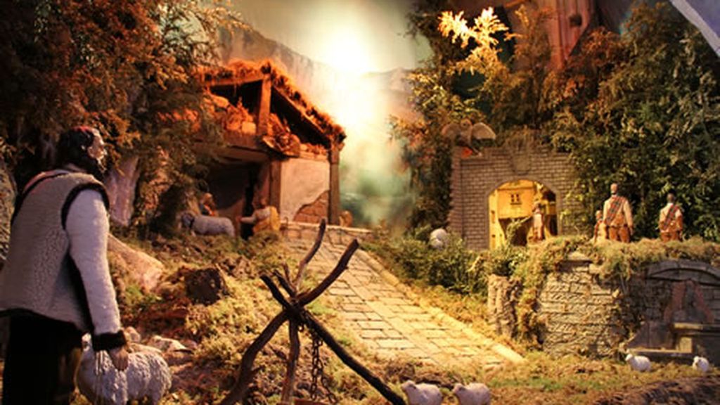 Belén barroco articulado en Vitoria-Gasteiz