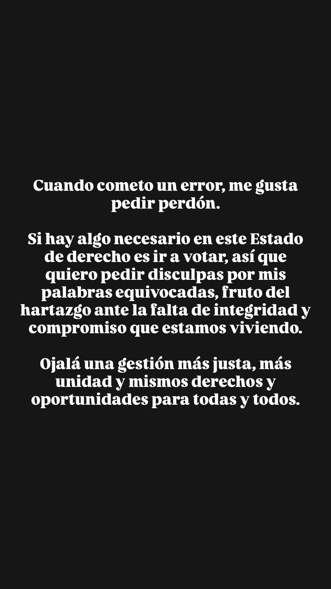 La disculpa de Dani Martín tras su mensaje político