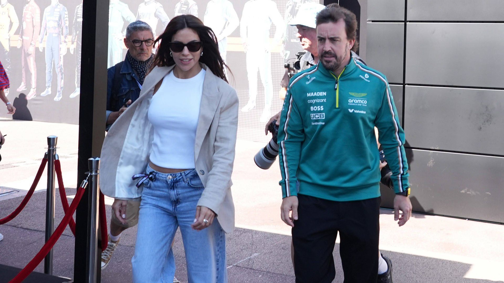 Melissa Jiménez y Fernando Alonso