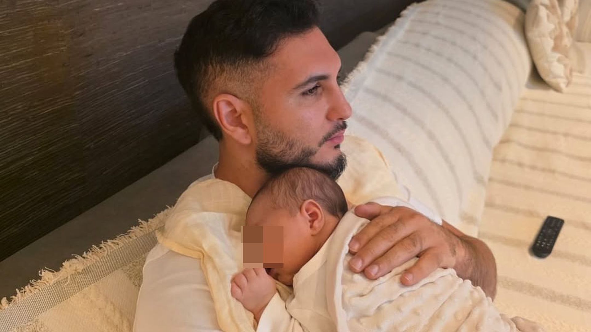 Omar Montes y su hijo Ismael