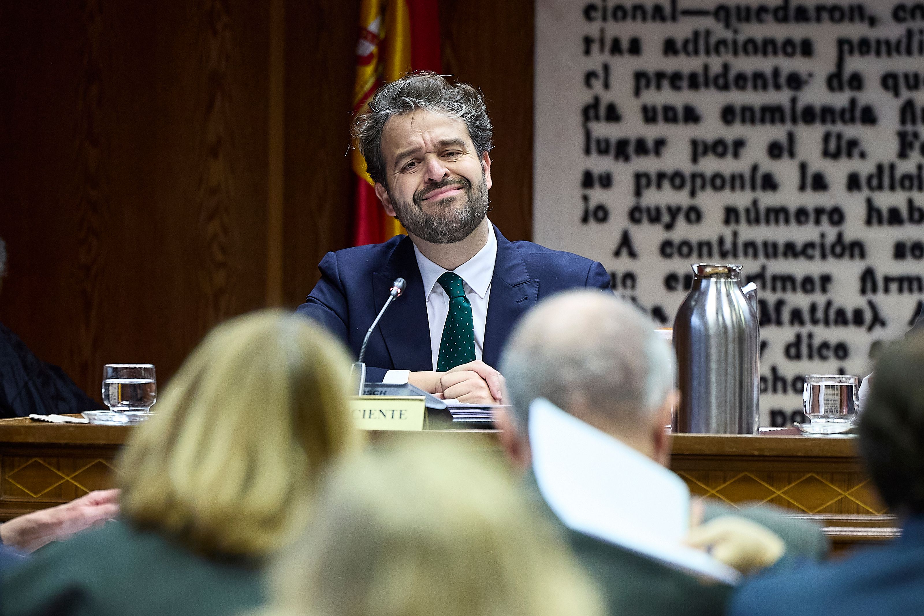 El Secretario Adjunto de Organización del PSOE, diputado y exalcalde de Bedmar y Garcíez, Jaén, Juan Francisco Serrano Martínez, en la comisión del Caso Koldo del Senado