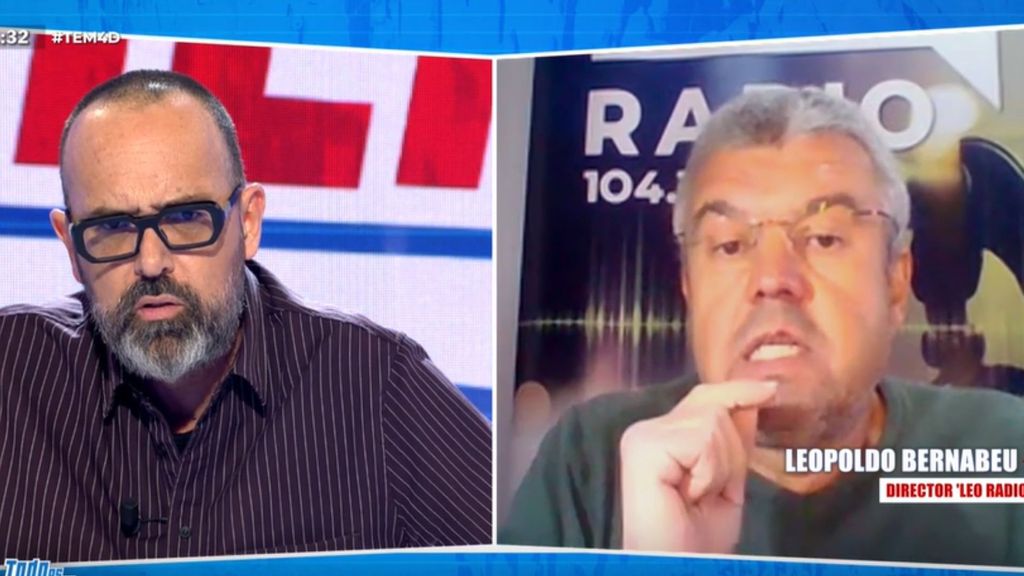 El tenso cara a cara entre Risto Mejide y Leopoldo Bernabeu: "No sé con qué legitimidad entras al programa con esas formas"