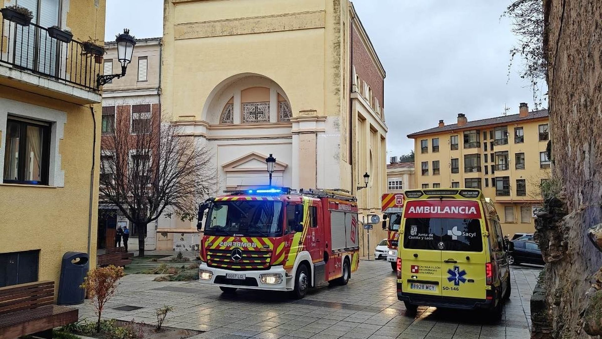 Imagen del exterior del colegio de Soria