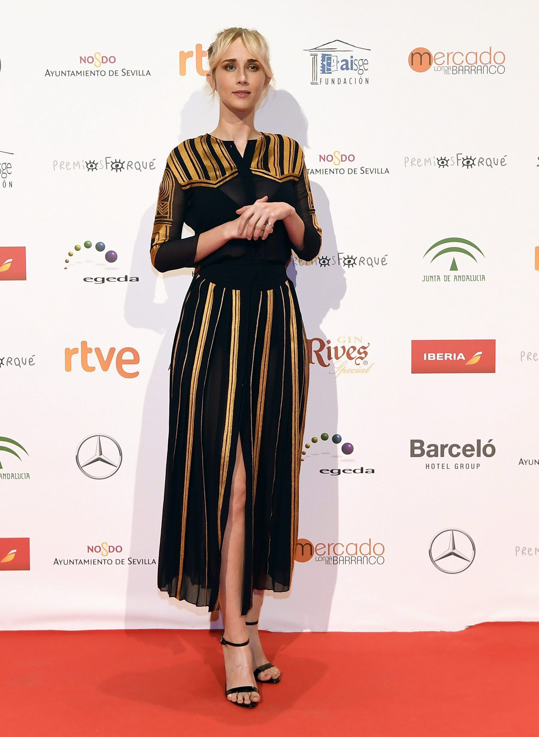 Ingrid García-Jonsson en los Premios Forqué de 2017