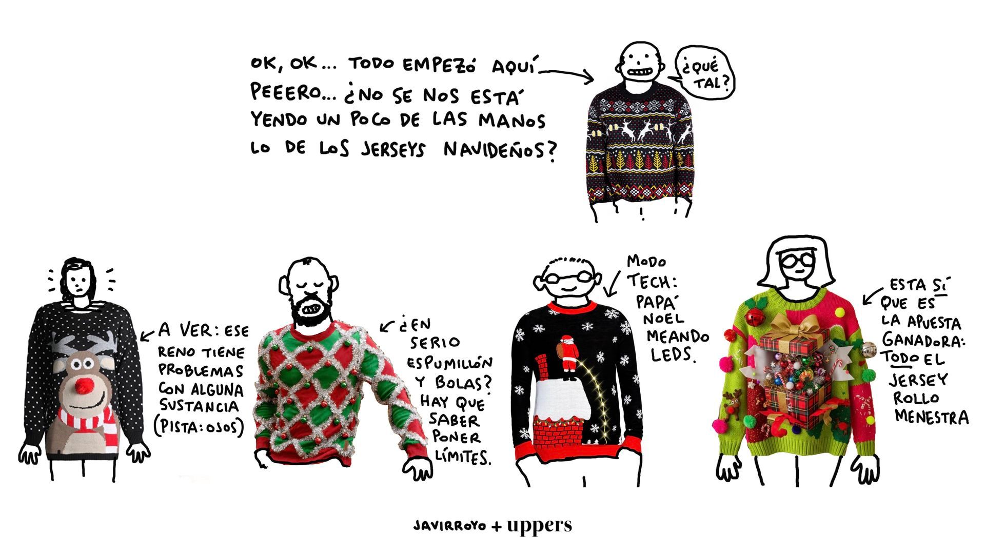 La viñeta de Javirroyo: "Jerseys decorados"
