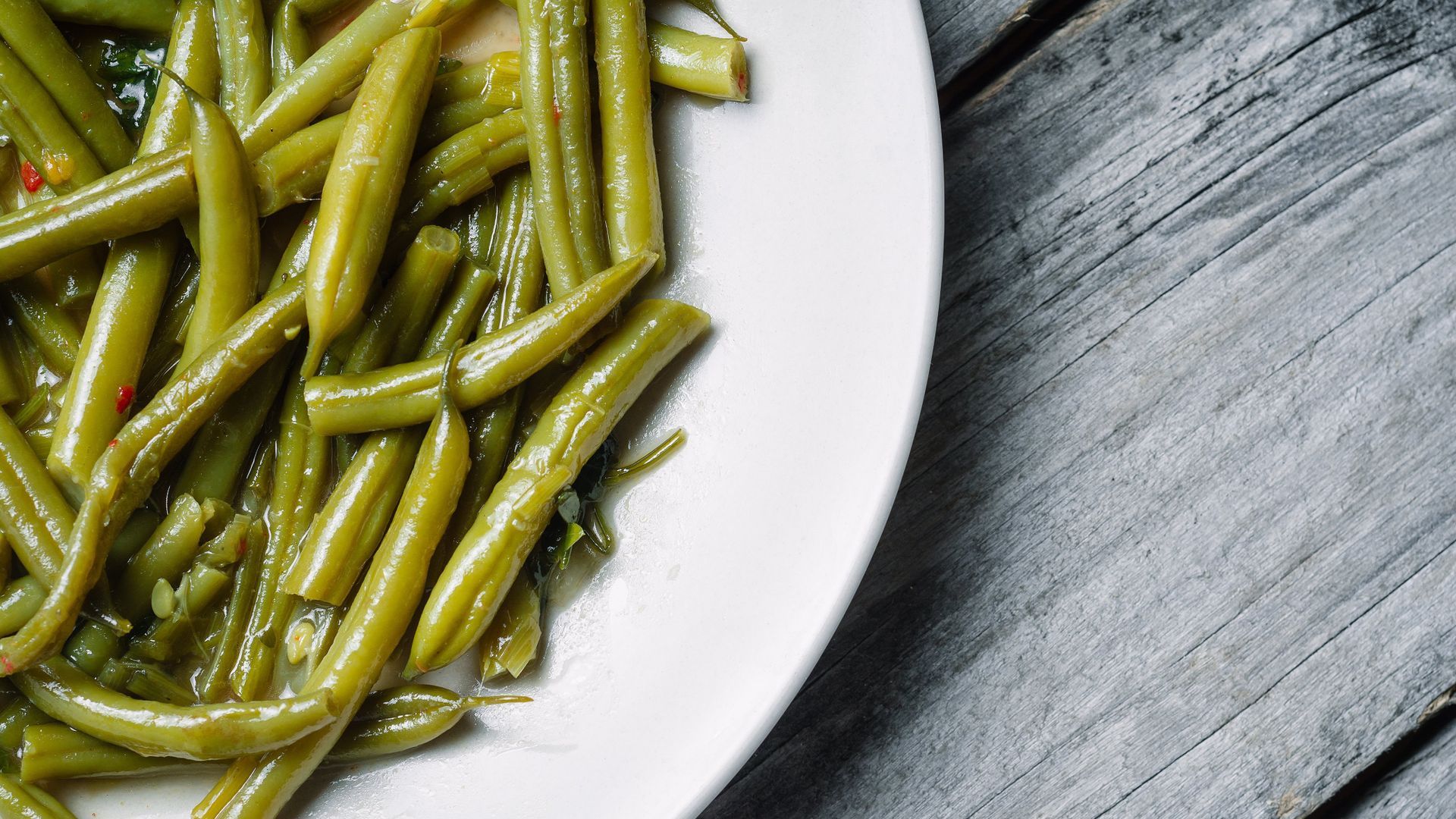 Las judías verdes son un clásico de la cocina española.