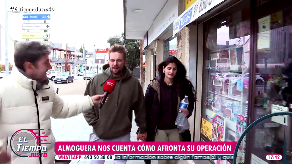 Las primeras palabras de José María Almoguera sobre su cirugía