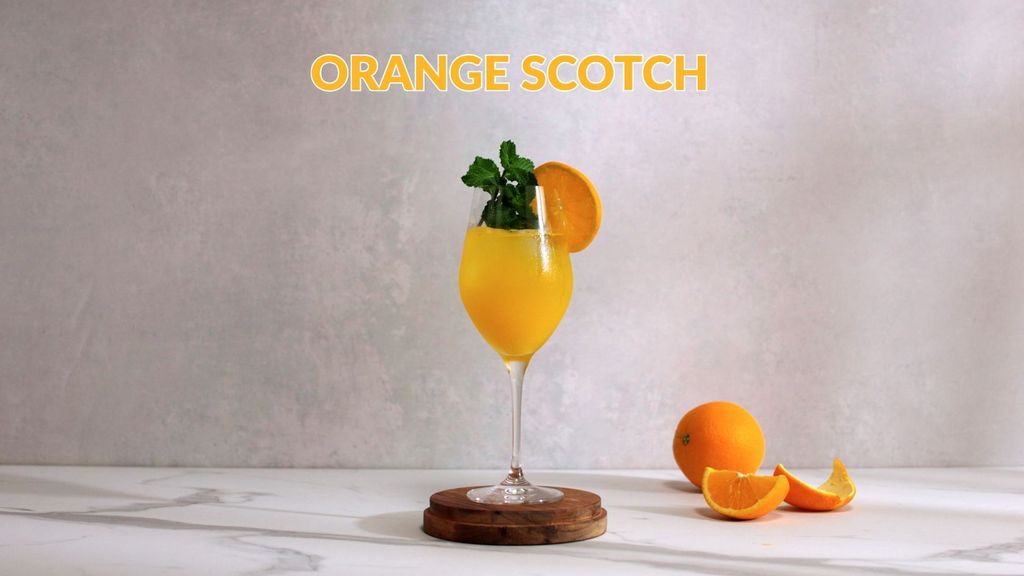 El cóctel Orange Scotch: la bebida fácil y deliciosa con la que triunfarás estas fiestas