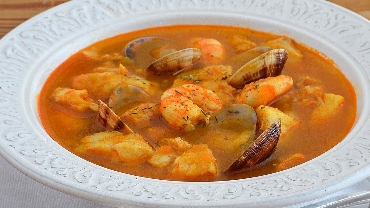 Sopa de marisco. FUENTE: Directo al paladar