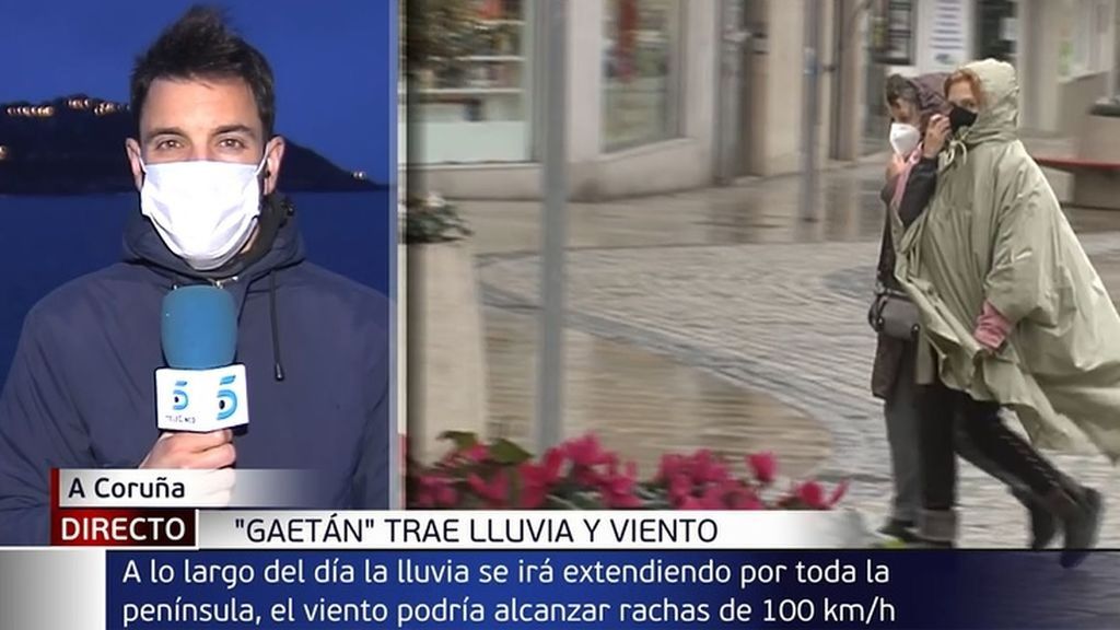 Tras Filomena y la ola de frío llega Gaetán, una borrasca de lluvia y vientos de hasta 100 km/h