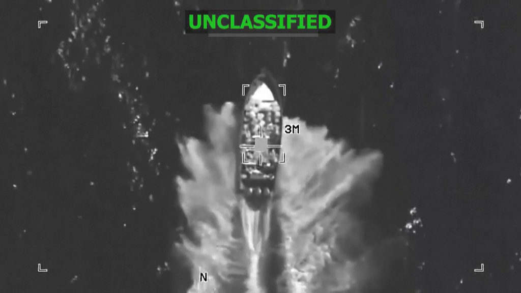 Cuatro muertos en un nuevo ataque de EEUU sobre una supuesta narcolancha en el Pacífico: "Estamos volando por los aires a los terroristas de los cárteles"