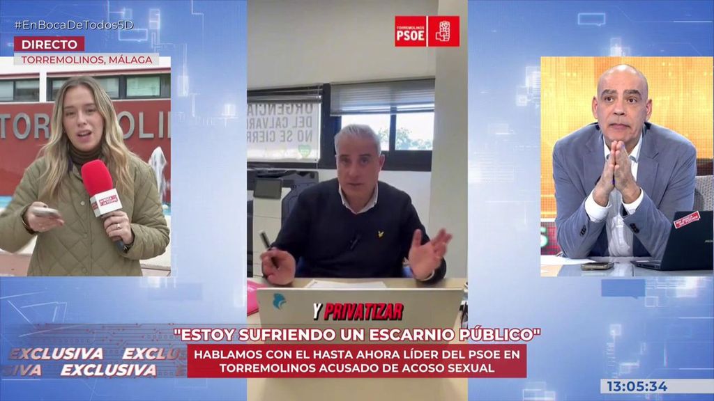 Exclusiva | Antonio Navarro, secretario general del PSOE de Torremolinos, entre lágrimas: “Estoy sufriendo un escarnio público”