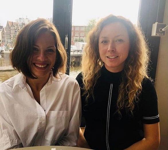 Jessica Bueno y Marta Peleteiro en Amsterdam cuando eran dos cuñadas muy unidas