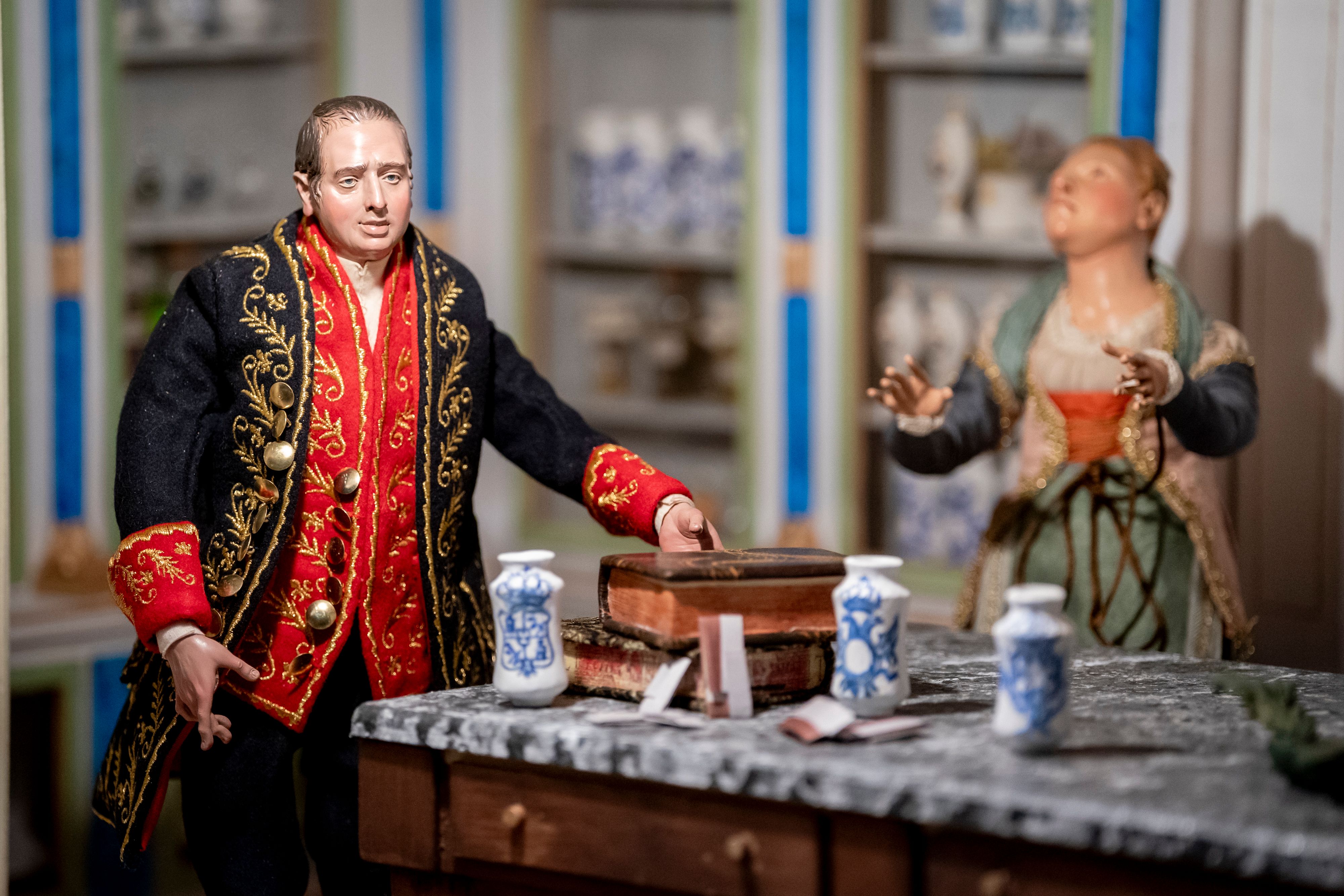 La botica del Belén del Príncipe del Palacio Real de Madrid