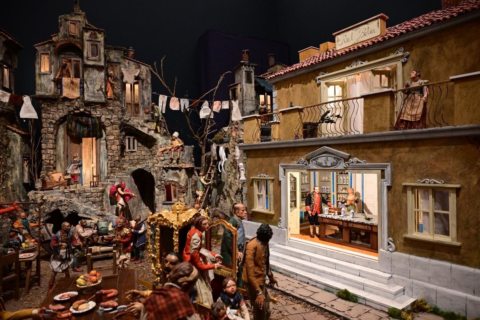 Las figuras del Belén del Palacio Real de Madrid