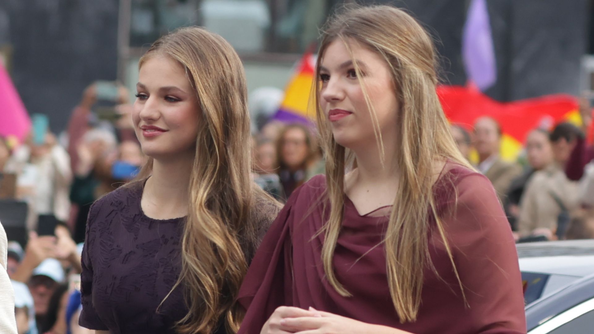 La princesa Leonor y la infanta Sofía