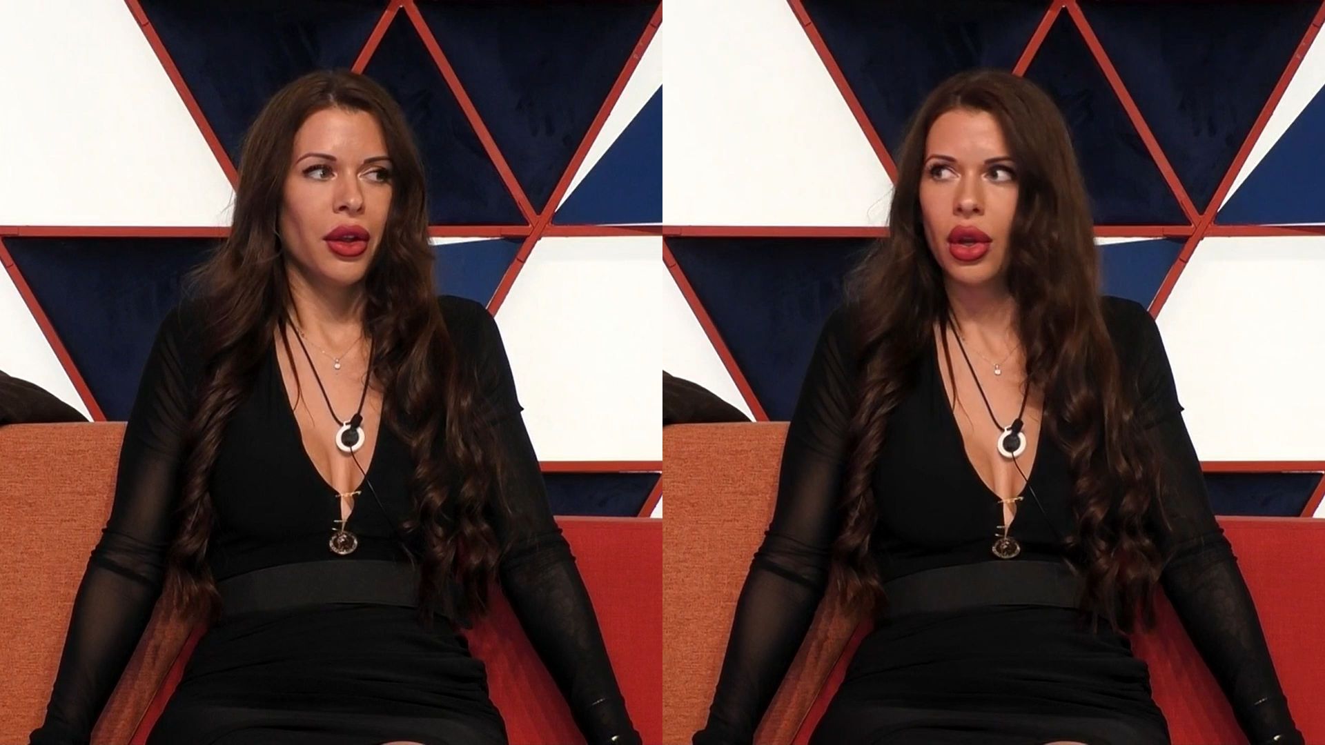 Patricia antes de volver con sus compañeros