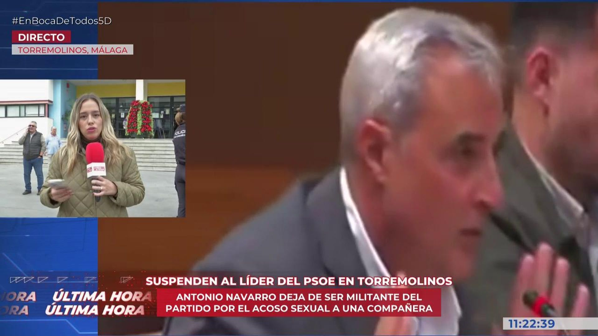 Suspenden al líder del PSOE en Torremolinos 24 horas después de que la Fiscalía le abriera diligencias por posible acoso sexual