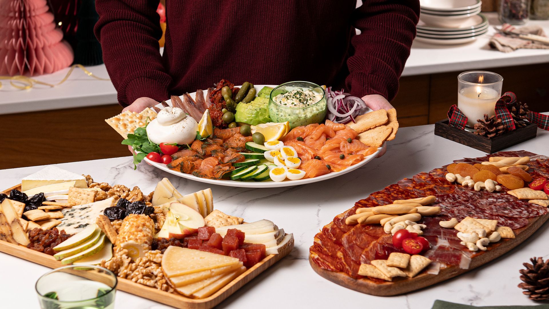 Tablas de ibéricos, de quesos y de ahumados