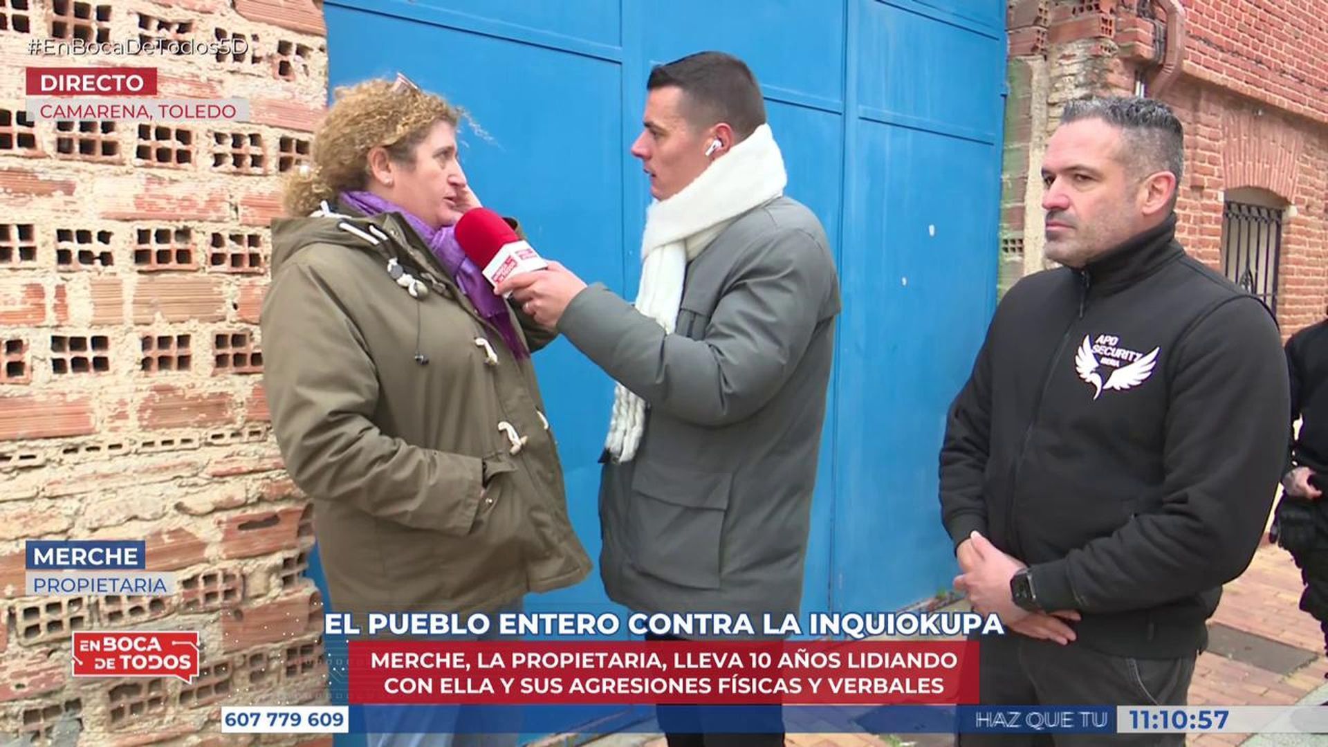 Un pueblo entero contra una inquiokupa agresiva: “No debo nada a nadie, es mi casa”