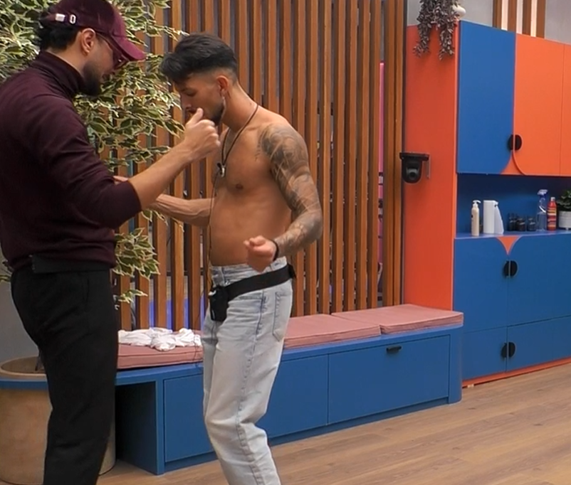 Aquilino baila junto a Cristian