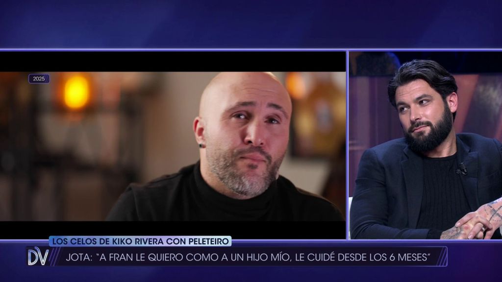 Jota Peleteiro se pronuncia sobre los celos de Kiko Rivera por el vínculo que tenía con su hijo Fran: "Lo cuidé desde los 6 meses"