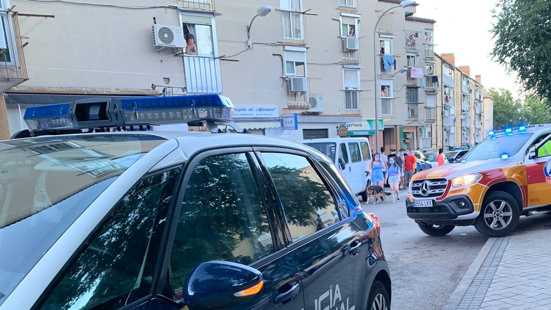 Policía en San Blas