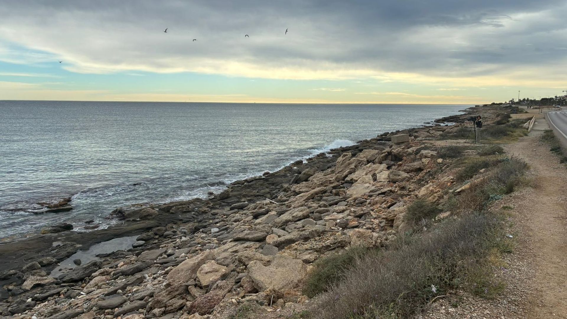 Zona de la costa de Garrucha, Almería, en la que fue encontrado el cuerpo sin vida del menor de cuatro años.